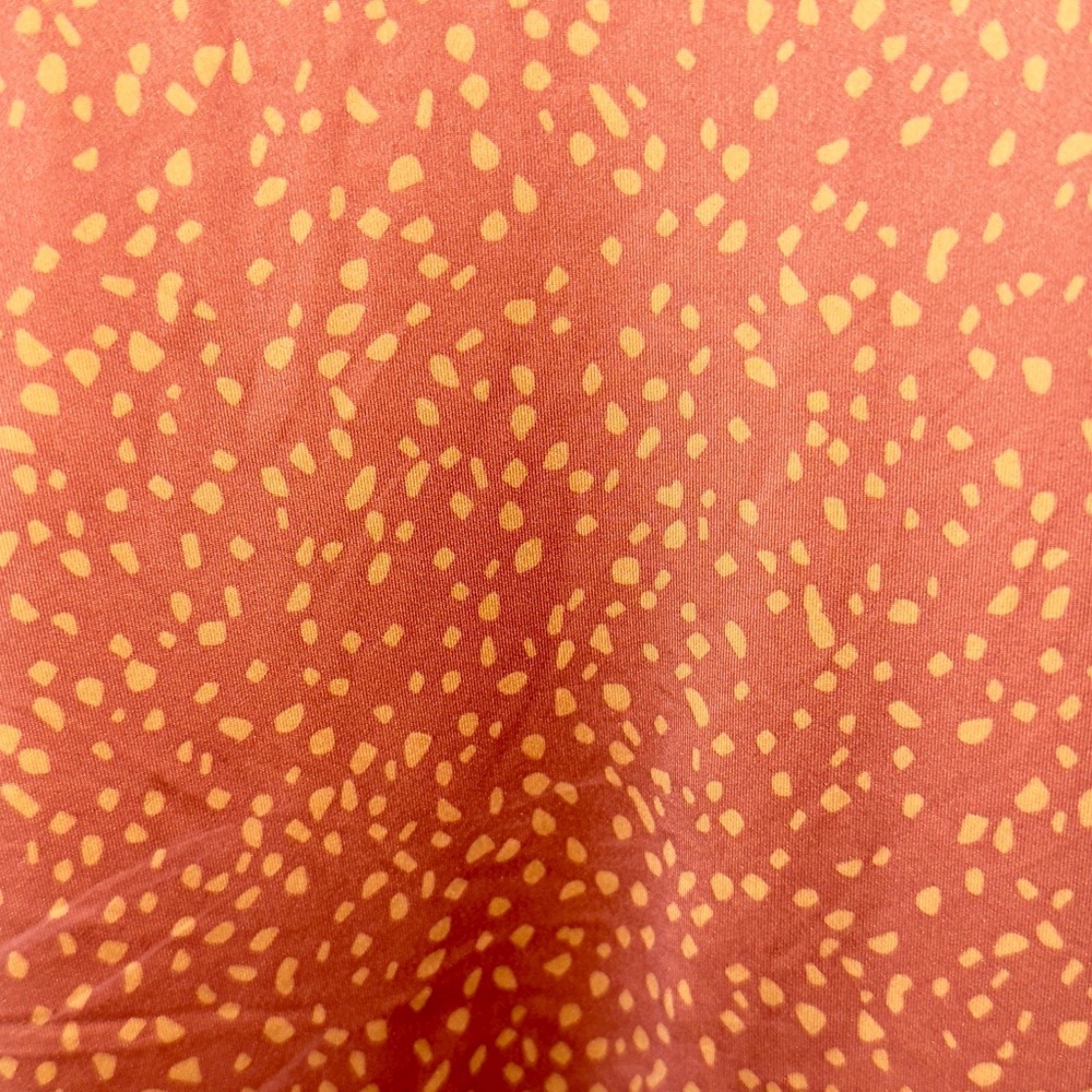 Prana Orange Dotted Cantine Athletic Mini Dress Size L - Picture 3 of 13